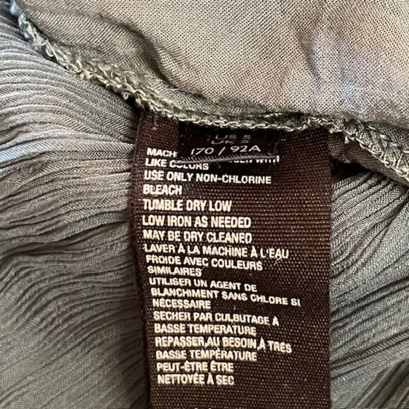 Free People Cosmic Gypsy Crinkle Maxi Skirt Green Small - Picture 6 of 7